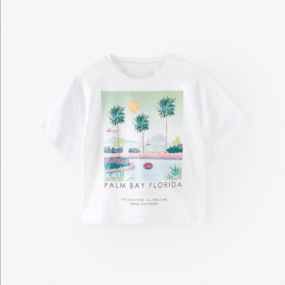 Zara Girls Graphic Tee